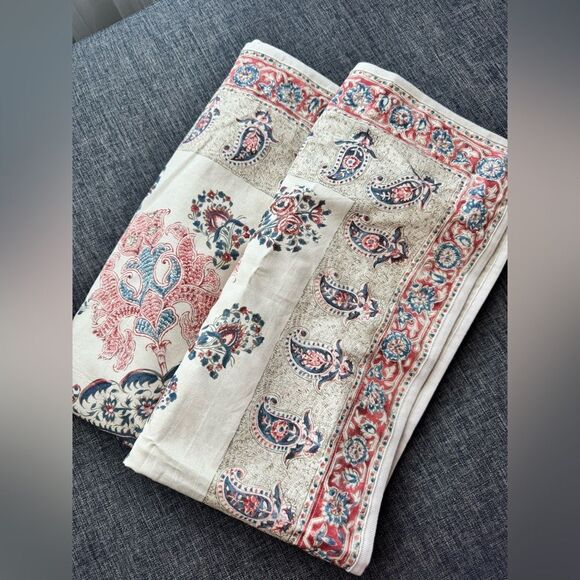 RALPH LAUREN ISLESBORO FERNHILL PAISLEY FLORAL 100% COTTON EUROPEAN SHAM CASES - Picture 11 of 11